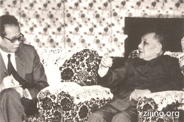 1984年，周南向邓小平请示有关中英解决香港问题谈判事项。