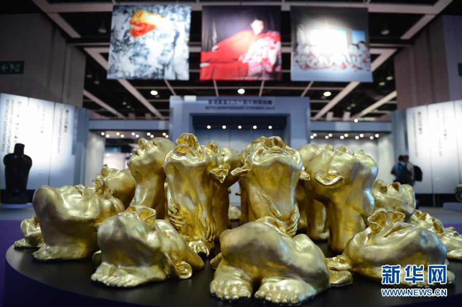 （XHDW）（2）香港举行苏富比2013秋季拍卖会预展