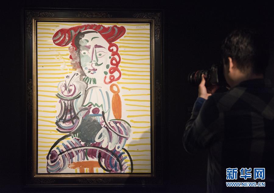 （XHDW·圖文互動）（1）逾40幅畢加索與康多肖像畫作品亮相香港