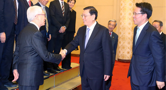 张德江会见香港&ldquo;帮港出声&rdquo;访京团