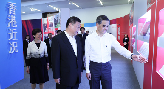 习近平：把握国家发展机遇 推进&ldquo;一国两制&rdquo;实践