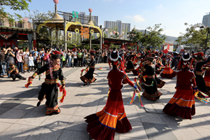 &ldquo;多彩贵州&rdquo;走进香港欢乐春节文化庙会