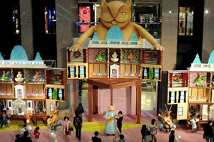 香港：商场&ldquo;描绘&rdquo;的圣诞色彩