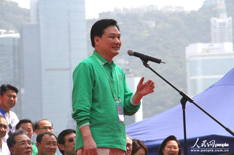 中联办副主任林武应邀随团到广西交流。（摄影：郭晓桐）